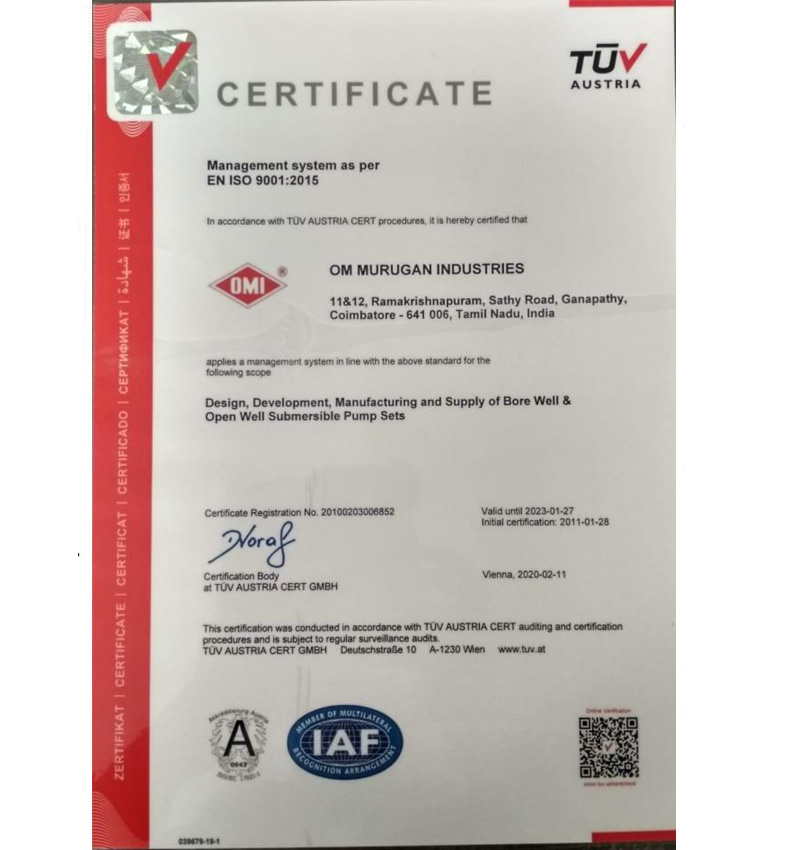TUV-AUSTRIA--CERTIFICATE